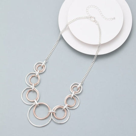 Mia Tui Jewellery Multiple Circles Necklace