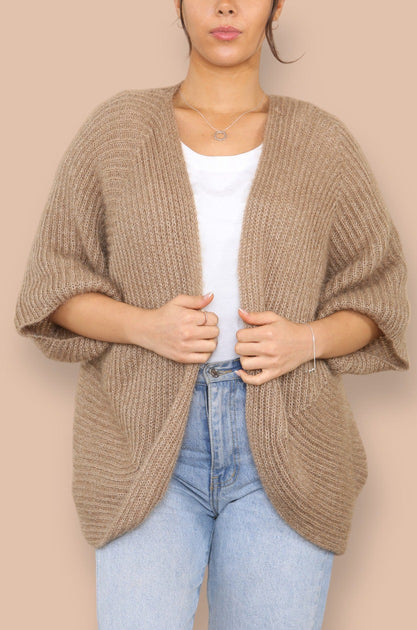 Fluffy Knit Short Cardigan – Mia Tui