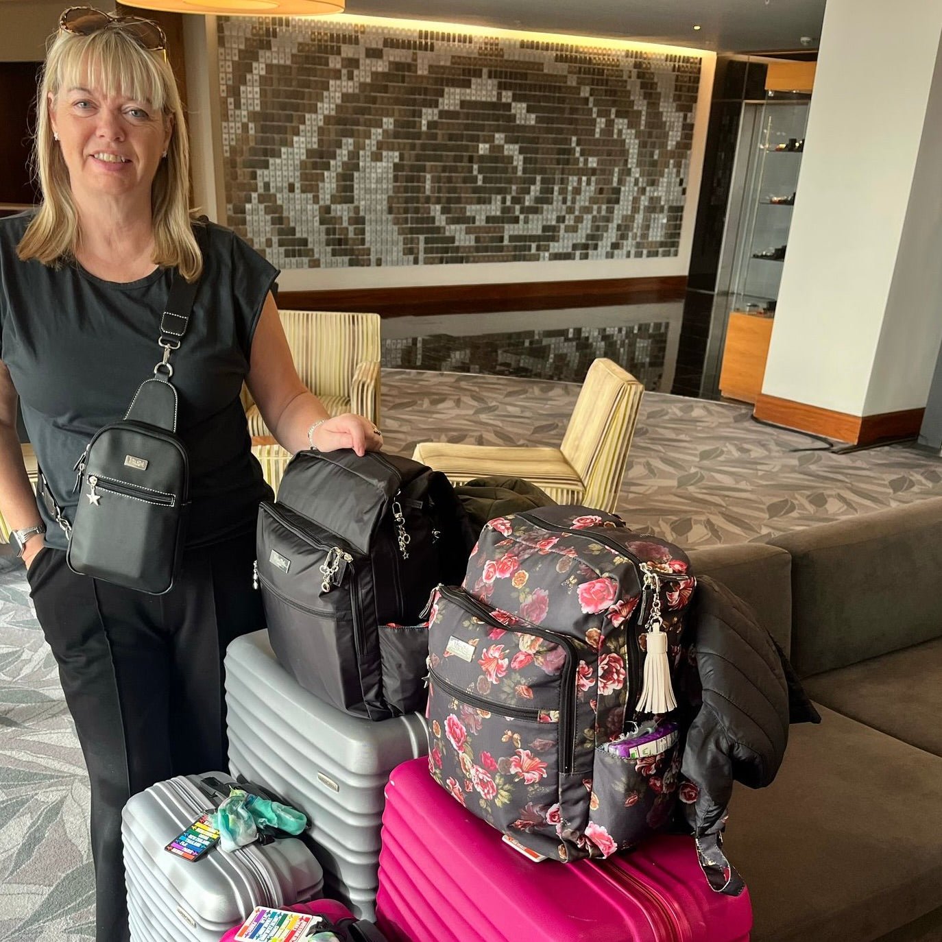 Meet Di - Our Cruise Queen Extraordinaire! ✨ 30 Days, 25 Cruises, and One Bag Lady We Adore 🌴👜