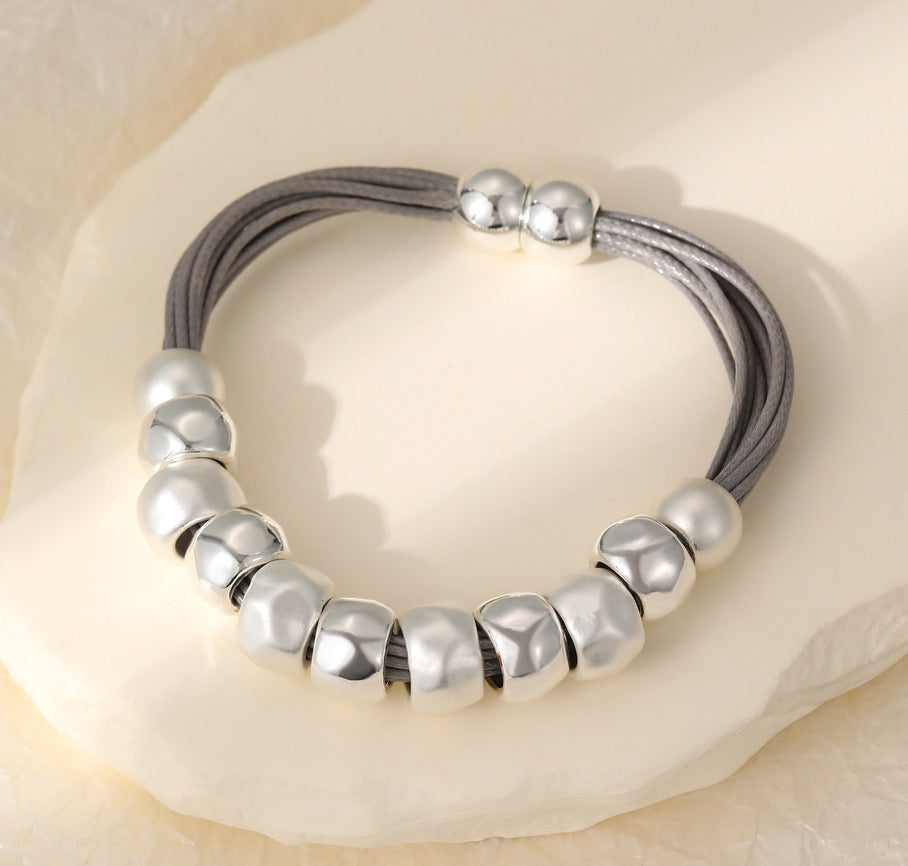 Chunky Multi-Strand Bead Necklace