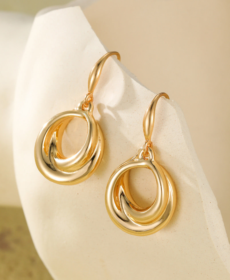 Twist Drop Earrings