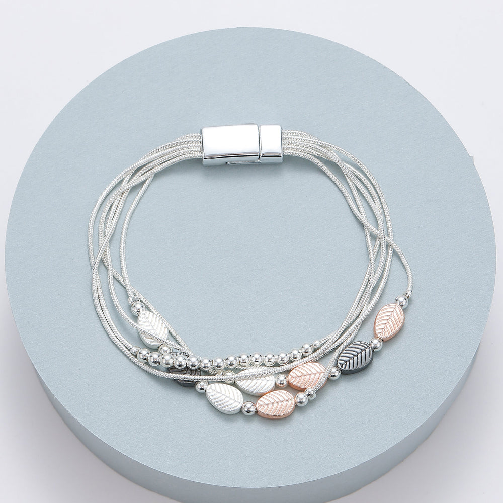 Multi-Strand Leaf Bracelet