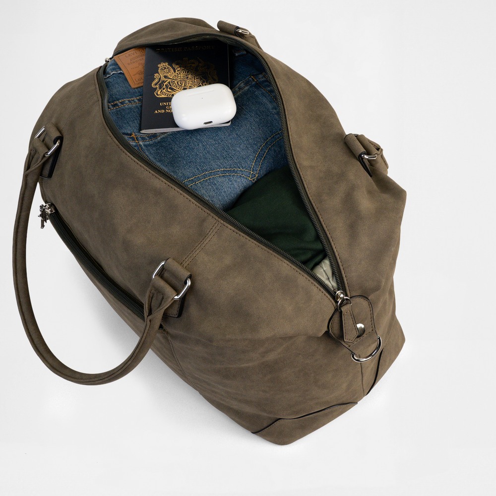 Vagari Lisbon Olive Suede - Factory Seconds