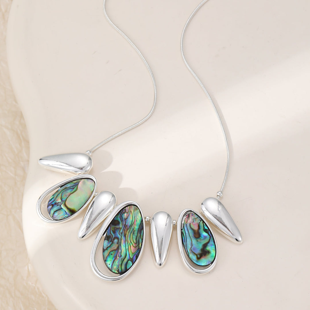 Abalone Shell Teardrop Earrings