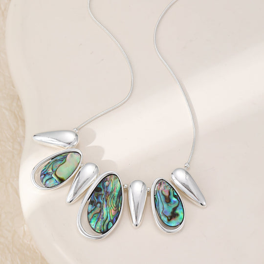 Abalone Shell Teardrop Earrings