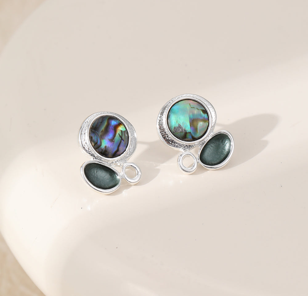 Abalone Cluster Pendant Necklace