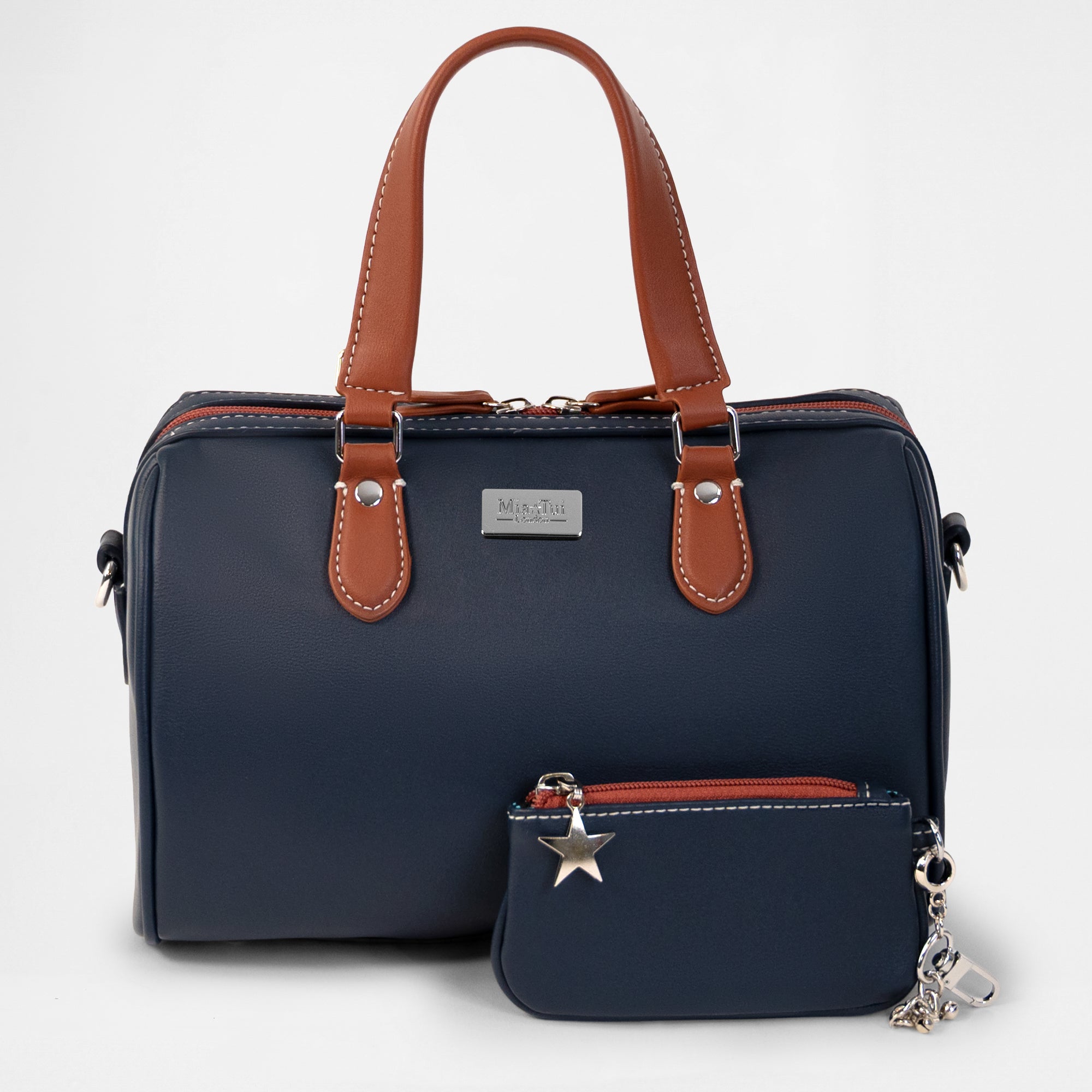 Navy/Tan