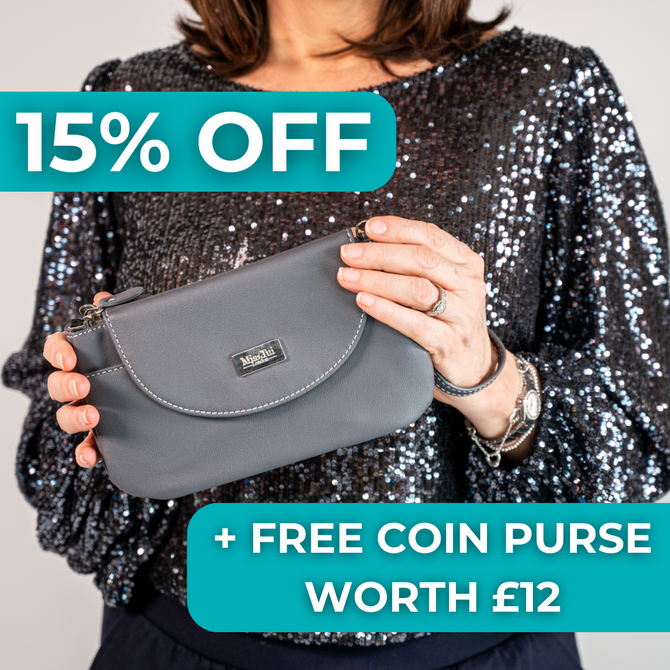 15% Off + Free Coin Purse