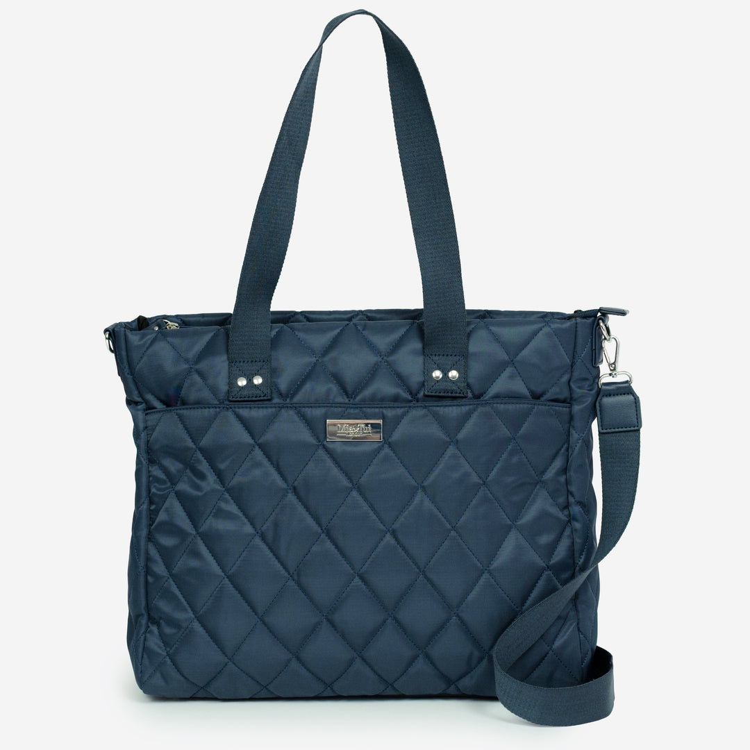 Mia Tui Dolly Quilted Laptop Tote Bag Fits - 16"Laptop