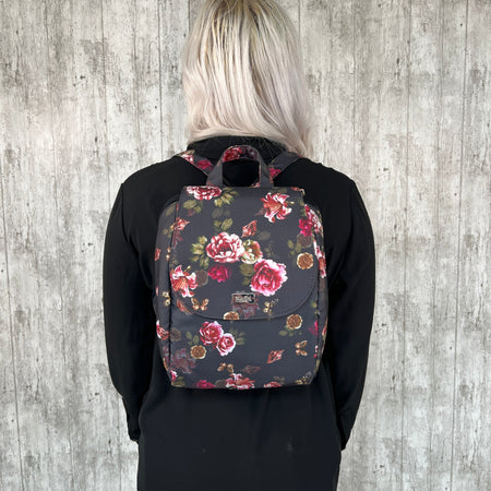 Mia Tui Amy Backpack - Black Floral