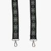 Fabric Adjustable Straps — Green & Black Aztec