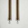 Fabric Adjustable Straps — Brown & Cream Ladderweave