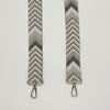 Fabric Adjustable Straps — Graphite Chevron