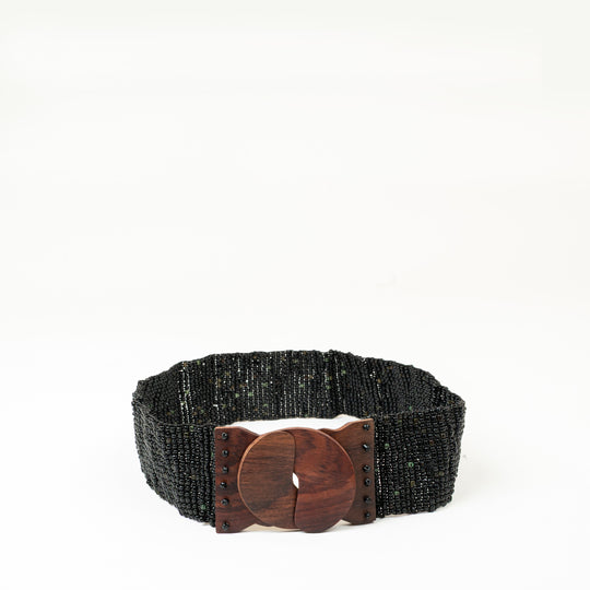 Mia Tui Beaded Stretch Belt