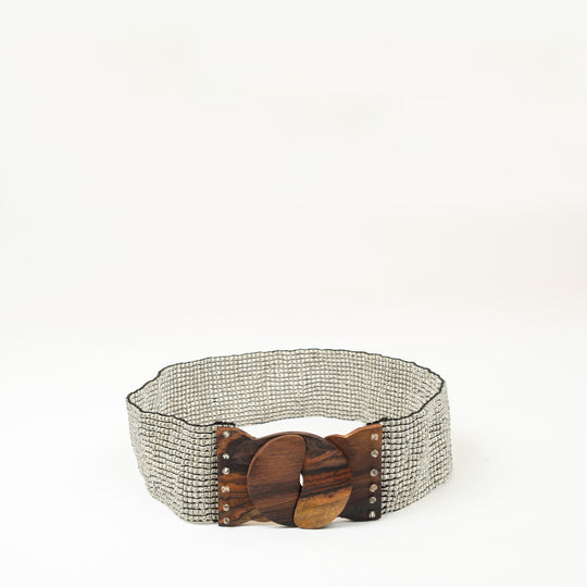 Mia Tui Beaded Stretch Belt