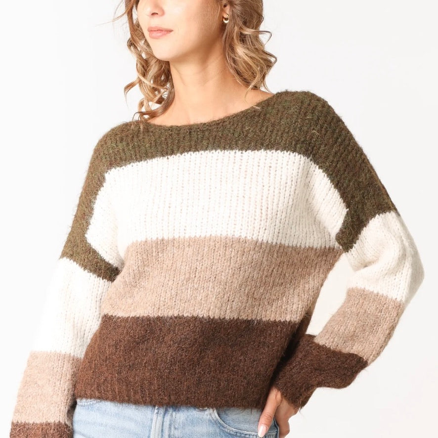 Mia Tui Chunky Striped Jumper