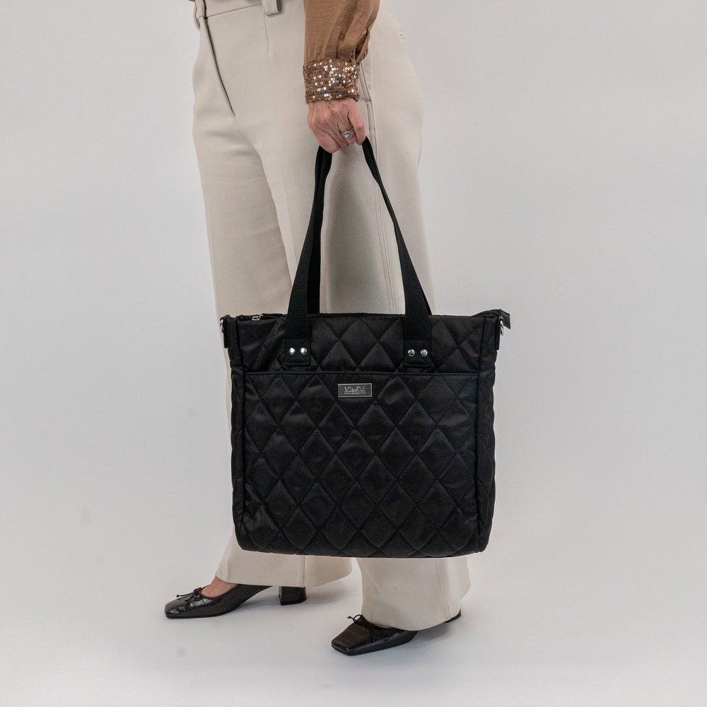 Mia Tui Dolly Quilted Laptop Tote Bag