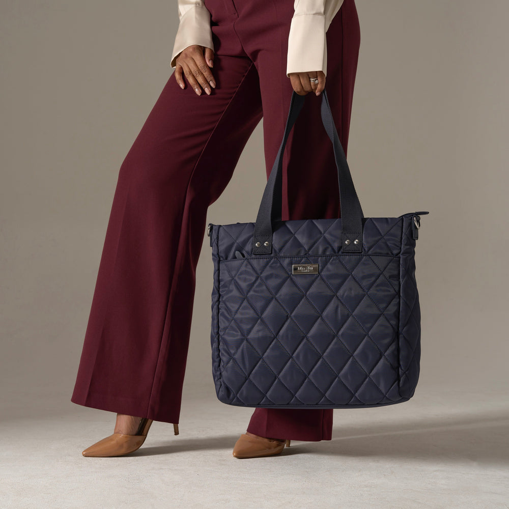 Mia Tui Dolly Quilted Laptop Tote Bag