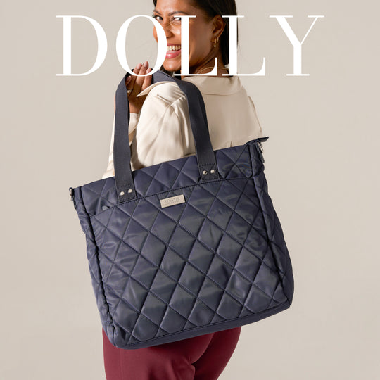 Mia Tui Dolly Quilted Laptop Tote Bag