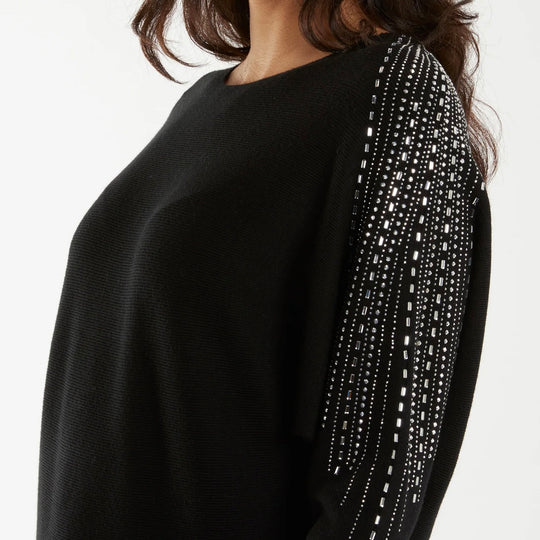 Mia Tui Embellished Sleeve Knit Jumper ✨