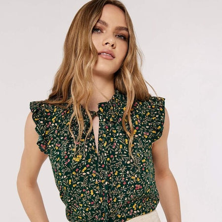 Mia Tui Floral Forest Top