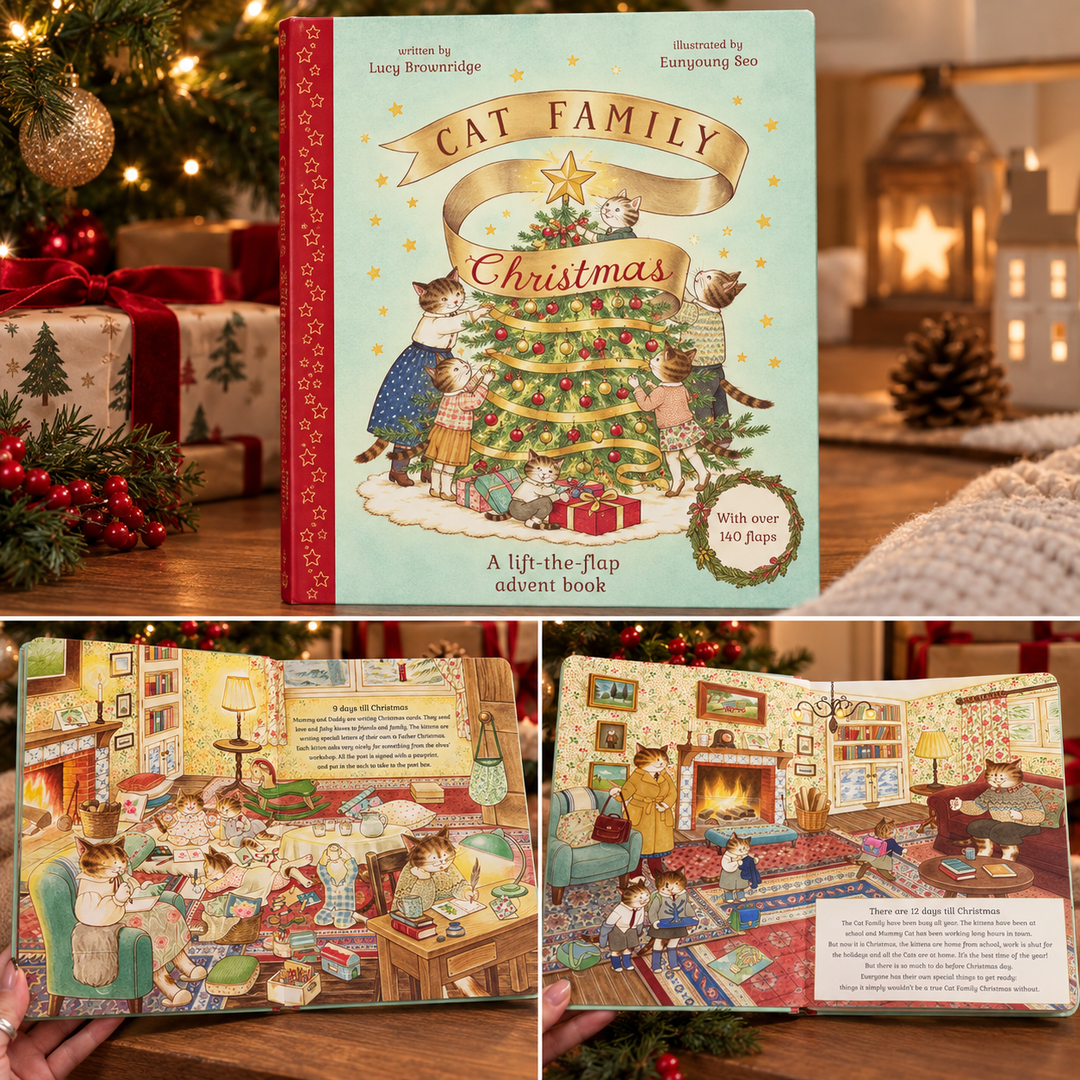 Mia Tui Gifts Cat Family Christmas: A Lift-the-Flap Advent Book