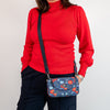 Poppy & Navy (Fabric Strap)