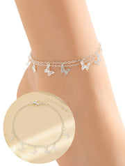 Mia Tui Jewellery Butterfly Anklet