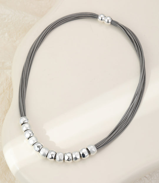 Mia Tui Jewellery Chunky Multi-Strand Bead Bracelet