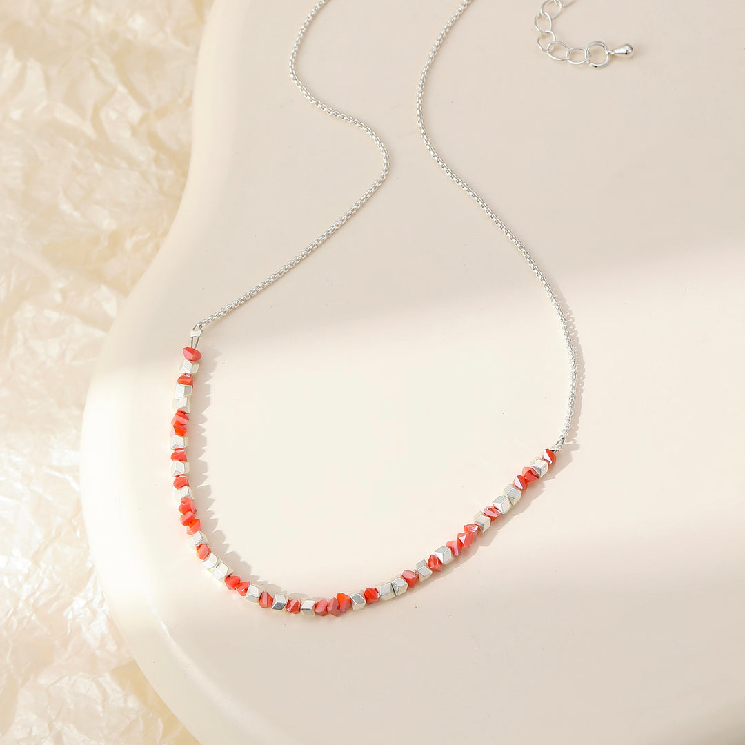 Mia Tui Jewellery Coral Bead Necklace