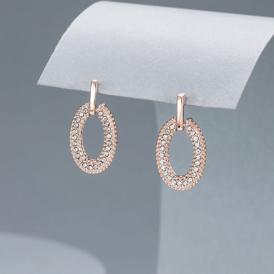 Mia Tui Jewellery Crystal Oval Earrings