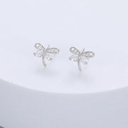 Mia Tui Jewellery Diamante Dragonfly Earrings