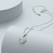 Mia Tui Jewellery Diamante Mini Heart Necklace