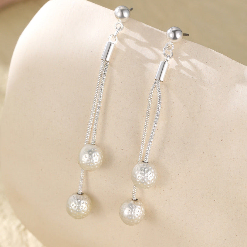 Mia Tui Jewellery Double Drop Bead Earrings ✨