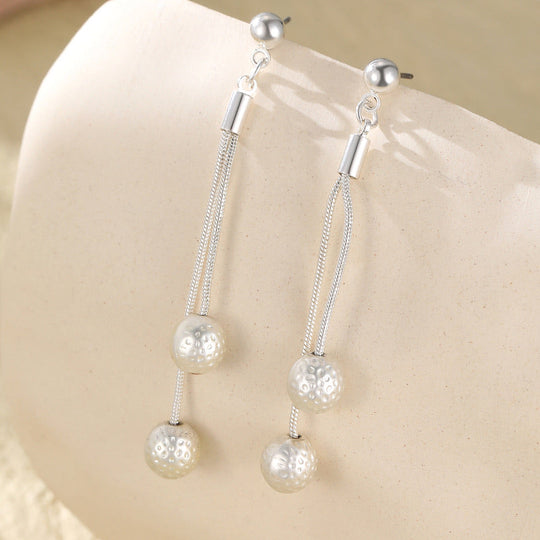 Mia Tui Jewellery Double Drop Bead Earrings ✨