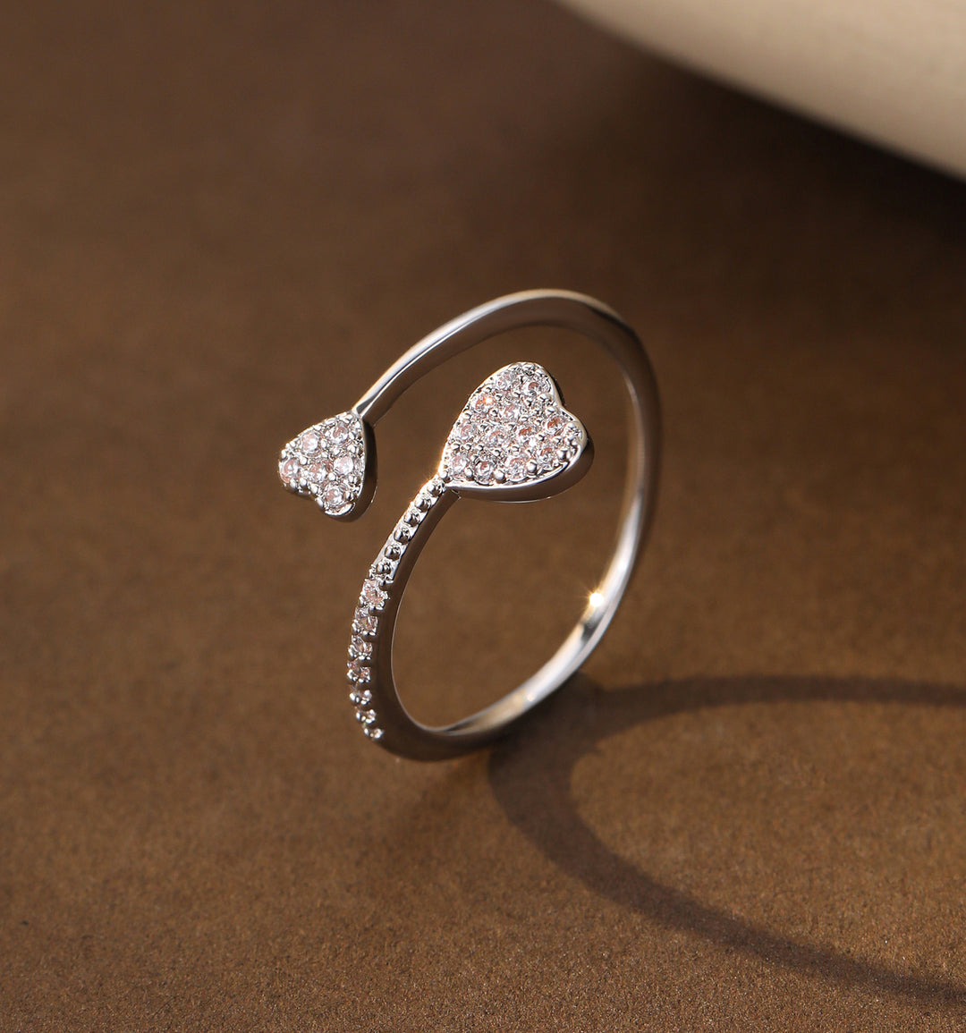 Mia Tui Jewellery Double Heart Ring