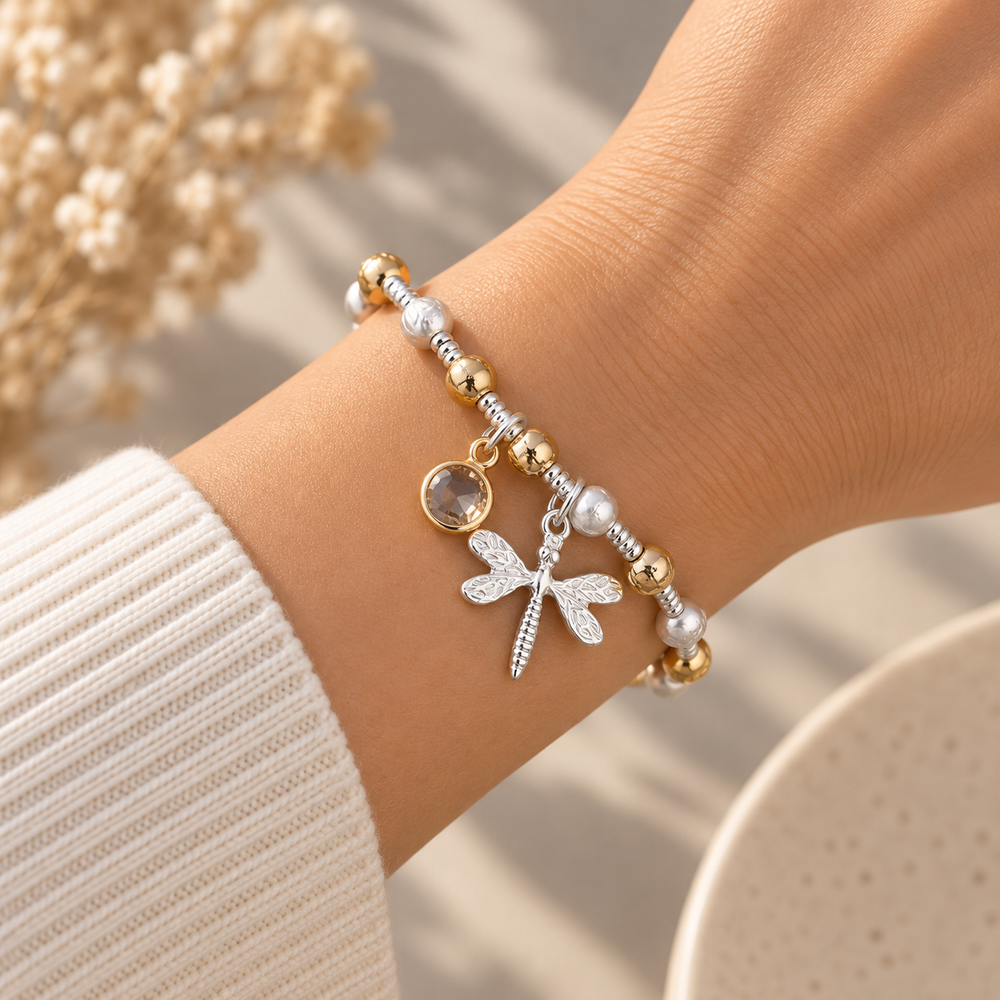 Mia Tui Jewellery Dragonfly Charm Bracelet