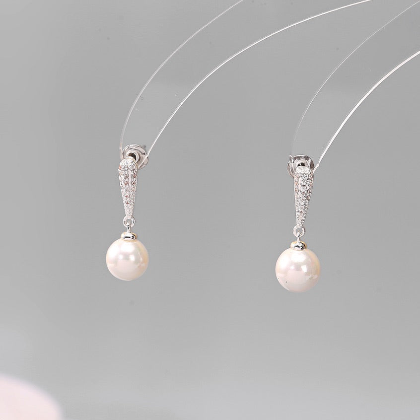 Mia Tui Jewellery Elegant Pearl Drop Earrings 🌸✨