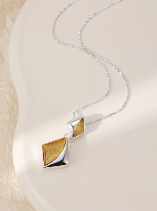 Mia Tui Jewellery Golden Diamond-Shaped Stud Earrings ✨💛