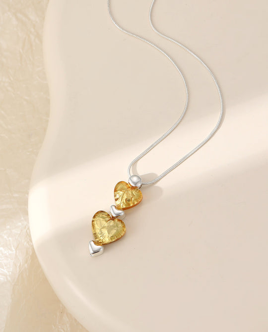 Mia Tui Jewellery Golden Heart Stud Earrings 💛✨