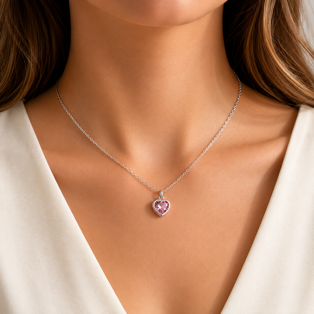 Mia Tui Jewellery Interchangeable Heart Charm Necklace