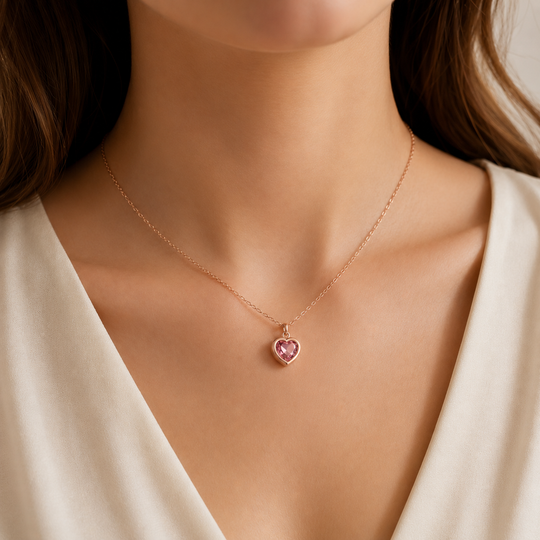 Mia Tui Jewellery Interchangeable Heart Charm Necklace
