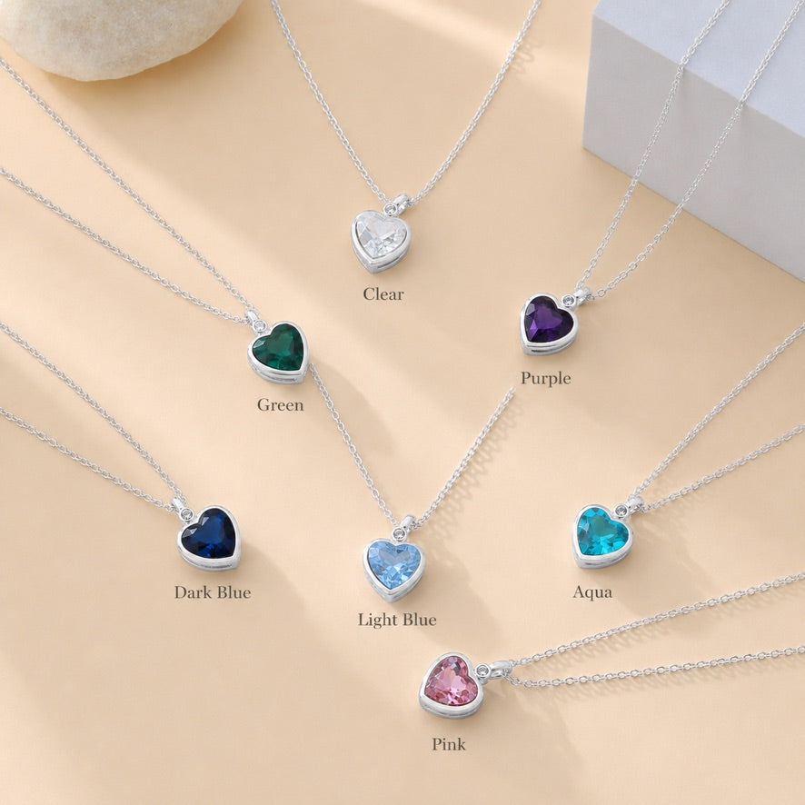 Mia Tui Jewellery Interchangeable Heart Charm Necklace