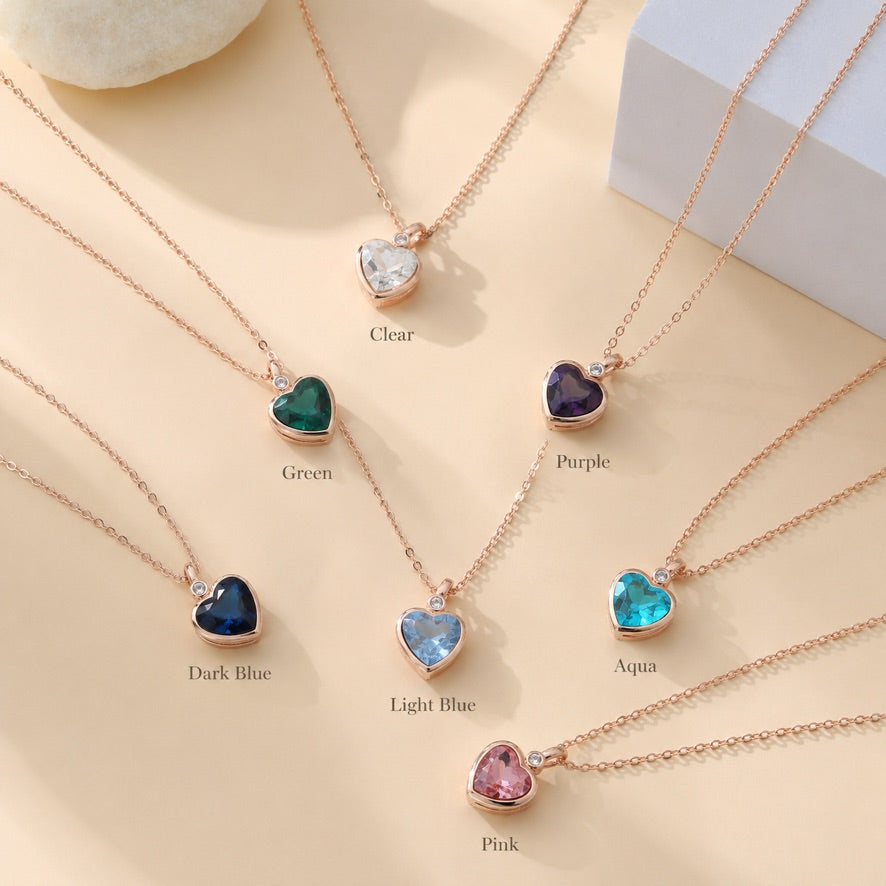 Mia Tui Jewellery Interchangeable Heart Charm Necklace