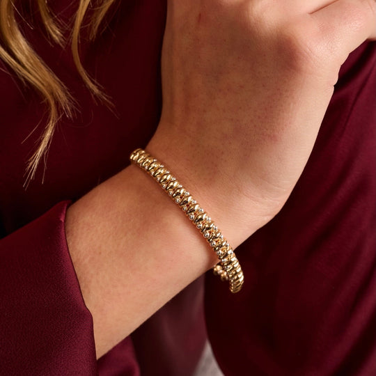 Mia Tui Jewellery Interwoven Bead Stretch Bracelet