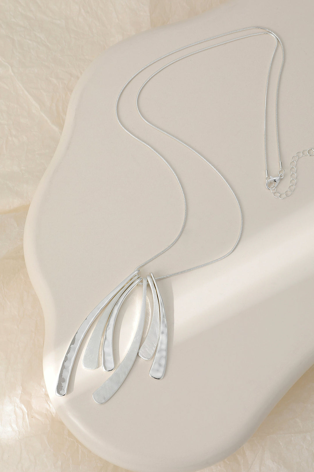 Mia Tui Jewellery Layered Curve Pendant Necklace