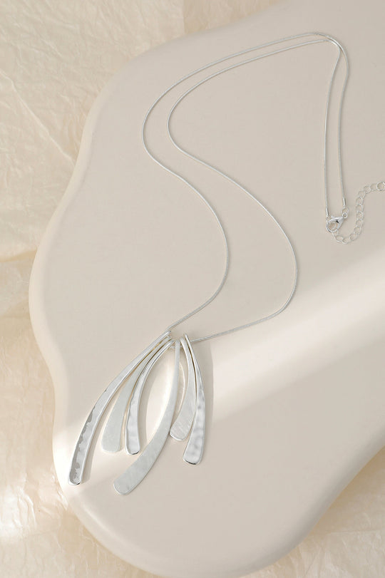 Mia Tui Jewellery Layered Curve Pendant Necklace