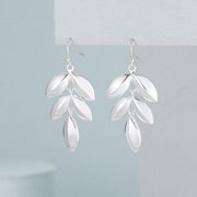 Mia Tui Jewellery Leaf Drop Earrings