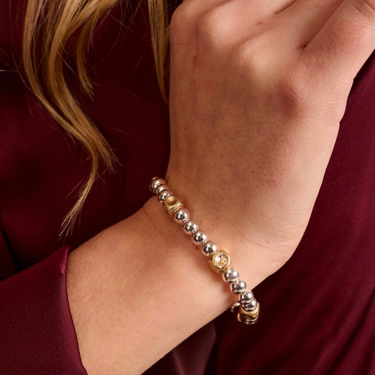 Mia Tui Jewellery Mixed Bead Stretch Bracelet