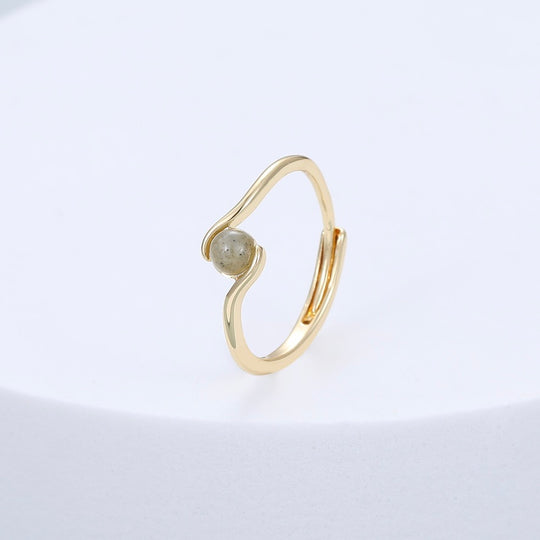 Mia Tui Jewellery Natural Stone Open Ring